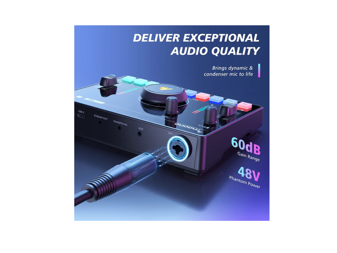 Maonocaster AMC2 NEO One-Stop Streaming Audio Mixer & Sound Card Maonocaster AMC2 NEO One-Stop Streaming Audio Mixer & Sound Card